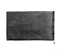 ComfyHarbor Grand sac à bois en plastique noir 61 x 122 cm avec clips de corde réglables et trous d'évacuation d'air, haute capacité de rechange pour broyeur de feuilles Troy