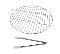 ComfyHarbor Grille Ronde 45cm Nettoyage pour facile Anti-Adhérent Grille | Diamètre 45cm, remplacement pour idéal Ø47cm, compatible modèles pour weber 7432 et 1241304