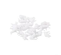 ComfyHarbor HO Maquette de chemin de fer peint animaux de la ferme moutons, pour paysage de train et arbres Accessoires de diorama, rapport 1:87 Figurines en plastique Styles aléatoires