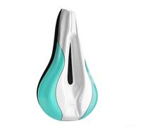 ComfyHarbor Housse de coussin de siège de vélo en mousse à mémoire de forme avec design creux respirant, surfaces antidérapantes en cuir PVC pour vélo de route et d'intérieur, absorption des chocs