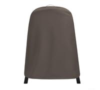 ComfyHarbor Housse de protection ronde pour barbecue contre la pluie et la protection en gris, noir, blanc, marron poussière et soleil, compatible avec la plupart des barbecues circulaires