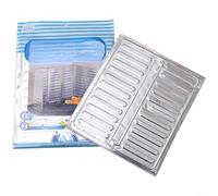 ComfyHarbor Huile pliable en feuille d'aluminium pour protection contre les éclaboussures, pour cuisinière, bouclier de cuisson résistant à la chaleur, avec ajustement réglable, déflecteur de cuisine