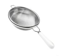 ComfyHarbor Infuseur à thé en acier inoxydable, avec poignée décorative, passoire à mailles fines, pour thé en vrac dans une théière ou une tasse, gadget de cuisine résistant à la rouille, pour la