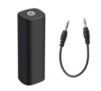 ComfyHarbor Isolateur de boucle auxiliaire de 3,5 mm, filtre de bruit pour système audio de voiture, ABS bourdonnement pour adaptateur ELIMINATOR avec débruitage de cale,