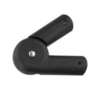 ComfyHarbor Joint de poignée de chariot de camping, connecteur de tige de poussée ID 22 mm avec coude à 210°, pièce de rechange en plastique pour chariots pliants d'extérieur, chariots et remorques
