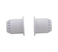 ComfyHarbor Kit adaptateur de tuyau flexible en PVC de 3,8 cm pour piscine hors sol Intex 4553 Solar Pro Chauffage avec joints pré-installés Noir