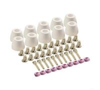 ComfyHarbor Kit de 50 consommables pour coupe-plasma PCM-500i 650 pour lampe torche Handyplasma 550 PT-31XL, comprend une buse d'électrode et un bouclier pour anneau, 0,96 mm