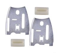 ComfyHarbor Kit de bande de guidage et pare-chocs compatibles avec 61 66 181 266 268 272 281 288 pour tronçonneuse XP Remplace 501814801 Accessoire de réparation en plastique métallique