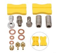 ComfyHarbor Kit de connecteur de frein à disque hydraulique pour vélo BH90, compatible avec freins A/B et Hope, pièces de rechange en métal argenté avec bagues d'étanchéité et (pour HOPE)