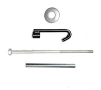 ComfyHarbor Kit de crochet de boulon de support de pneu de secours pour Outlander 2013-2021, ensemble de matériel de rechange en métal, OEM MR594567 MF450007