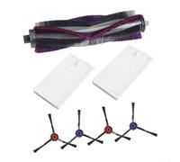 ComfyHarbor Kit de filtre à brosse latérale principale pour M9, Eureka E20 Plus NERE10s E10S, VCR Plus, pour Obode A8 A8 Plus, pour ETA Aurum PRO 6241 Robot Aspirateur Pièces (A)