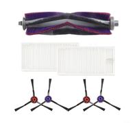 ComfyHarbor Kit de filtre à brosse latérale principale pour M9 pour Eureka E20 Plus NERE10s VCR Plus pour Obode A8 pour ETA Aurum PRO 6241 Robot Aspirateur Pièces Améliore l'efficacité du nettoyage