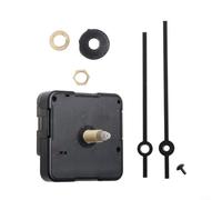ComfyHarbor Kit de mouvement d'horloge murale silencieuse avec long filetage de 14 mm, 56 x 56 x 16 mm, pièces de réparation pour panneau de 8 à 10 mm, comprend des aiguilles pour horloges de