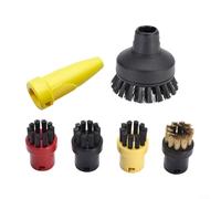 ComfyHarbor Kit de nettoyage à vapeur avec brosse ronde pour Karcher, SC1, SC2, SC3, SC4, SC5, SC7, nettoyeurs de sols durs, carreaux, four, joints, tissu, meubles, accessoires en nylon PVC haute
