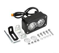 ComfyHarbor Kit de phares LED pour Ridstar Q20, Q20 Lite, Q20 Pro, connecteur à 3 broches, étanchéité IP68, 2000 lumens, lentille TIR à double faisceau, boîtier en aluminium CNC, pour conduite de nuit