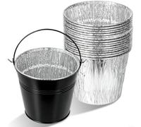 ComfyHarbor Kit de piège à graisse de fer 10 sacs pour traeger pour fer | Comprend 1 seau et 10 doublures en étain, élimination rapide, convient pour Traeger Pro 575/780, garde le barbecue bien rangé