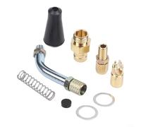 ComfyHarbor Kit de piston de démarreur de carburateur pour Mikuni pour TM pour moto TMX VM Series - Glissière plate et ronde - Ajusteur de câble coulissant - Piston de restauration de ressort - Pièces