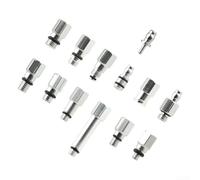 ComfyHarbor Kit de purge de frein de vélo professionnel 13 pièces - Connecteurs et adaptateurs de frein hydraulique en alliage d'aluminium (M5/M6/4 mm/D6/D8) pour systèmes de frein Shimano/SRAM/Magura