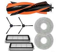 ComfyHarbor Kit de rechange pour aspirateur robot Cecotec pour robot Conga M100 Spin AI avec brosse principale, brosses double face, double filtres et chiffons en microfibre