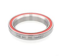 ComfyHarbor, Kit de réparation de roulements pour casque de vélo 41 mm ID 44 mm OD en acier, pour montagne, cadre de fourche de rechange argenté scellé