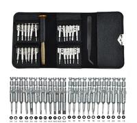 ComfyHarbor Kit d'outils de réparation 26 en 1 pour DJI Mavic Pro/4/3/2, embouts en acier chromé avec étui en cuir PU pour RC, téléphone et montre