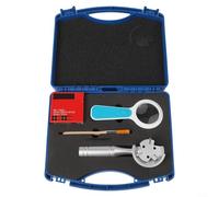 ComfyHarbor Kit testeur d'adhérence rotatif 3 en 1 avec lames en acier inoxydable de 1 mm, 2 mm, 3 mm et poignée en aluminium pour évaluation du revêtement conforme aux normes ASTM D3359 dans un étui