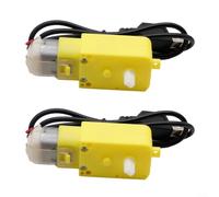 ComfyHarbor LA001 Lot de 2 moteurs à engrenages CC 5 V 59 tr/min pour MakerWorld pour Bambu Lab, moteur de décélération à engrenage en métal pour imprimante 3D, robotique, projets de bricolage