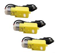 ComfyHarbor LA001 Lot de 3 moteurs à engrenages CC 5 V 59 tr/min pour MakerWorld pour Bambu Lab, moteur de décélération à engrenage en métal pour imprimante 3D, robotique, projets de bricolage