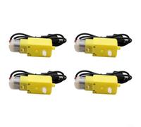 ComfyHarbor LA001 Lot de 4 moteurs à engrenages CC 5 V 59 tr/min pour MakerWorld pour Bambu Lab, moteur de décélération à engrenage en métal pour imprimante 3D, robotique, projets de bricolage