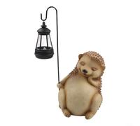 ComfyHarbor Lampe solaire en forme de hérisson 8 h - Éclairage nocturne