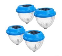 ComfyHarbor Lampe solaire flottante LED bleue en plastique pour piscine