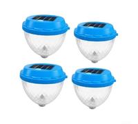 ComfyHarbor Lampe solaire flottante LED bleue en plastique pour piscine