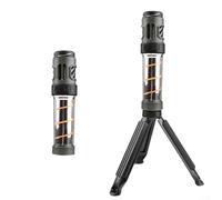 ComfyHarbor Lanterne de camping LED avec trépied 300 lumens USB-C rechargeable lumière extérieure 5 modes luminosité réglable 3000 mAh lampe portable matériau ABS 15 x 3,9 x 4 cm pour la randonnée et