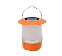 ComfyHarbor Lanterne solaire de camping avec manivelle, lumière étanche rechargeable par USB, double mode blanc/LED chaude pour tente de randonnée en plein air (A)