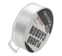 ComfyHarbor Ligne de pêche en fluorocarbone 300 m, invisible en fibre de carbone pour eau douce et salée, haute résistance à l'abrasion, faible mémoire, 0,3 mm-0,5 mm (0,5 mm)