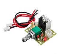ComfyHarbor LM317 Module régulateur de tension CC réglable 1,25 V-12 V avec interrupteur pour contrôle de la vitesse du ventilateur, entrée 3,25 V-15 V, protection contre les surintensités, carte PCB