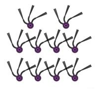 ComfyHarbor Lot de 10 brosses latérales de rechange compatibles avec Eureka E20 et Evo Plus Robot Aspirateur Plastique et Nylon Accessoires de nettoyage des coins