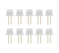 ComfyHarbor Lot de 10 décodeurs de résistance airbag pour lumière de voiture pour éliminateur, blindage contre les puces pour corriger les erreurs, caoutchouc blanc compact adapté à divers modèles de