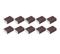 ComfyHarbor Lot de 10 éponges à récurer émeri, pour enlever la rouille des casseroles et des plats, tampons de nettoyage détartrants haute densité, pour couverts de cuisine, gomme de nettoyage en