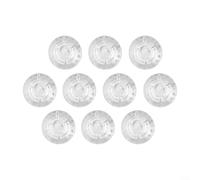 ComfyHarbor Lot de 10 pédaliers en plastique transparent pour pédales d'effets de guitare Mooer, diamètre 23 mm avec douille intérieure de 10 mm, compatible avec pédales LED pour guitare électrique