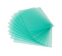 ComfyHarbor Lot de 10 plaques transparentes pour casque de soudage en PC, feuilles de protection ignifuges pour casques auto-obscurcissants, verre de rechange anti-éclaboussures (110 x 90 mm à 138 x
