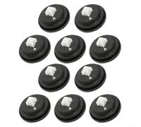 ComfyHarbor Lot de 10 rondelles à diaphragme en caoutchouc pour valves de remplissage Siamp 27 mm x 15 mm Pièces de rechange pour robinets à boisseau sphérique d'entrée de réservoir, réparation de