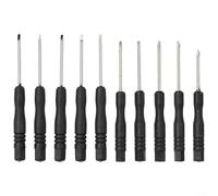 ComfyHarbor Lot de 10 tournevis à pointe de 2 mm pour mini fente et outils à main Phillips pour réparation de jouets et démontage de petits appareils électroniques, kit portable de 8,2 cm