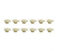 ComfyHarbor Lot de 12 bougies LED flottantes avec capteur d'eau pour décoration d'intérieur Diwali et festive, lampe électrique en argent, beige et or pour centres de table d'intérieur (beige)