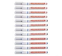 ComfyHarbor Lot de 12 marqueurs à pointe longue de 20 mm de profondeur pour le travail du bois, du métal, du verre pour carrelage, séchage rapide, outils de marquage de trous pour meubles