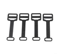 ComfyHarbor Lot de 16 supports noirs pour grille d'aération de caravane avec baleines courtes de 7 cm et 11 cm de long pour camping-cars, améliorent la circulation de l'air et la circulation, clips en