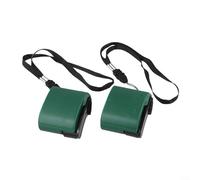 ComfyHarbor Lot de 2 chargeurs USB à manivelle, générateur manuel dynamo avec lampe de poche, source d'alimentation portable pour camping, randonnée, extérieur, appareil de charge compact en ABS (vert