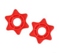 ComfyHarbor Lot de 2 colliers d'haltères pour barres standard de 2,5 cm, clips à vis à verrouillage rapide avec came à action unique, écrous de contrôle du poids pour un maintien sûr pendant