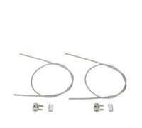 ComfyHarbor Lot de 2 crochets en acier inoxydable pour panneau solaire de balcon - Câble métallique de 60 cm - Kit de câble de montage robuste pour balcon - Support de fixation pour centrale