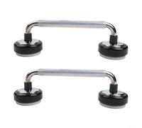 ComfyHarbor Lot de 2 poignées à ventouse, pour portes en verre, douche, armoires et réfrigérateurs, grande adhérence de 68 mm, crochet ABS sans perçage, pour salle de bain pour fenêtres, installation